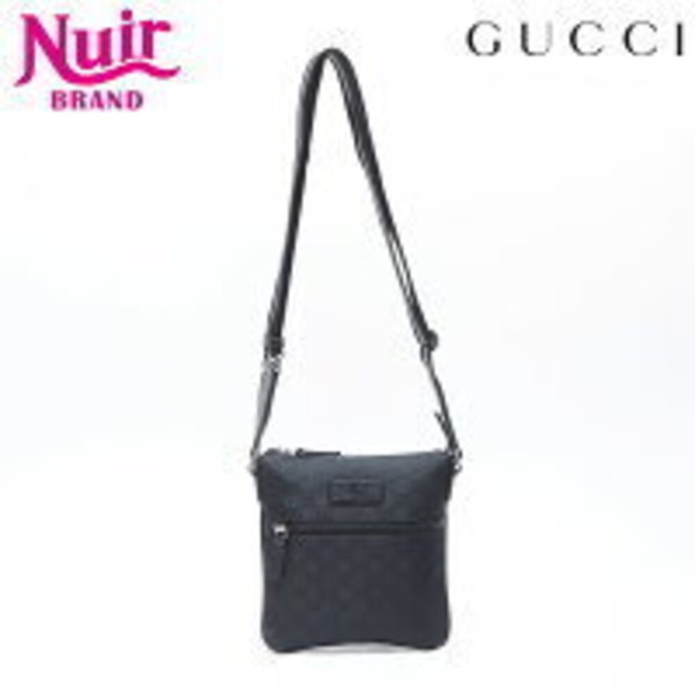 Gucci GG Canvas Shoulder Bag Black